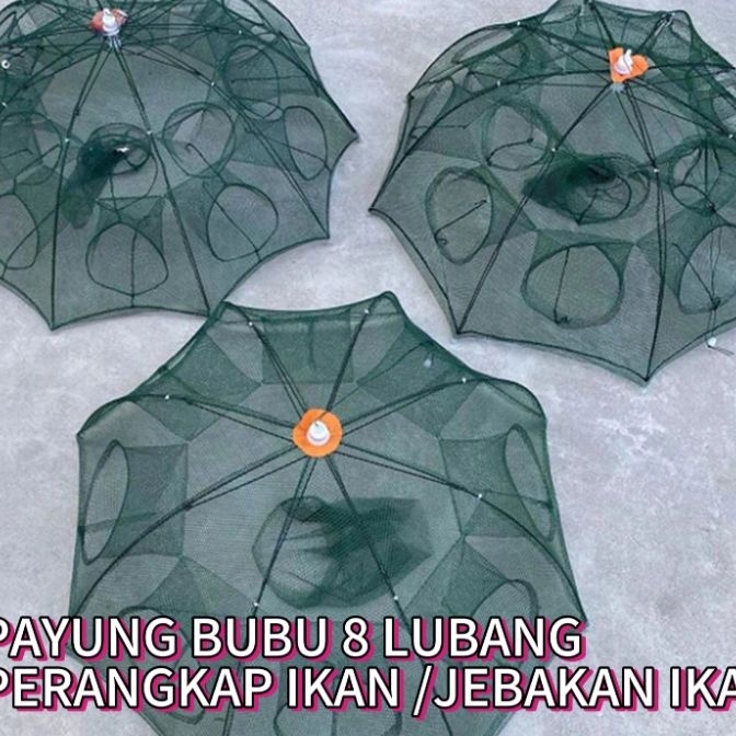 KF7 Payung Bubu 681 Lubang  Bubu payung perangkap ikan dan udang