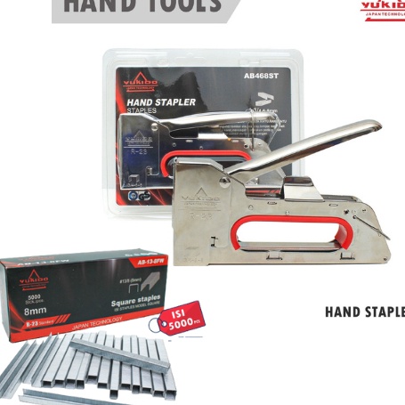 

PROMO Stapler Tembak Cekrekan Pengokot Hekter Tacker Staples Sofa Staples Jok Stepler Motor