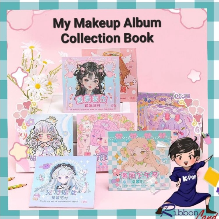 

UPGRADE Buku Stiker Main Anak Makeup Book Hias Wajah Cantik