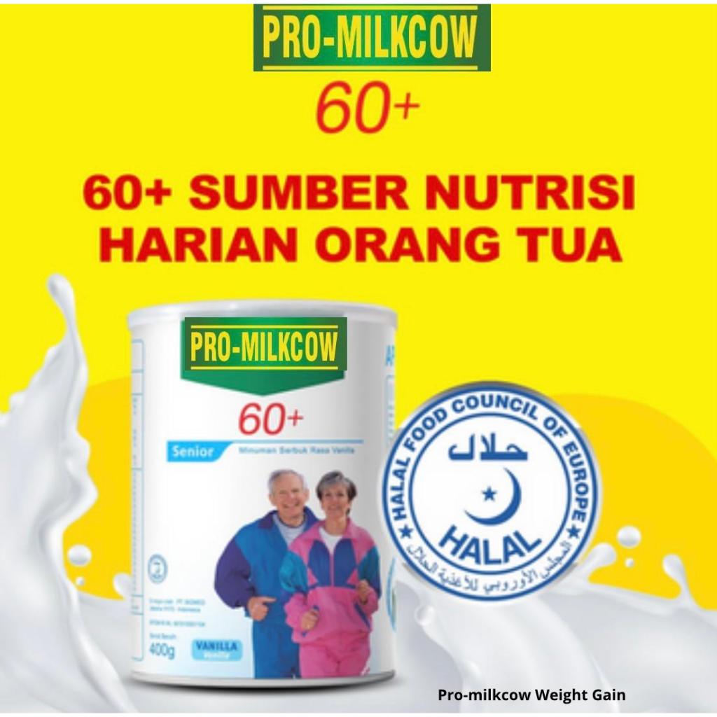 

PRO-MILKCOW 60+ Cokelat Vanila 200gram promo sepesial Original