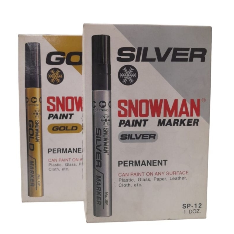 

Spidol Emas & Silver Snowman besar
