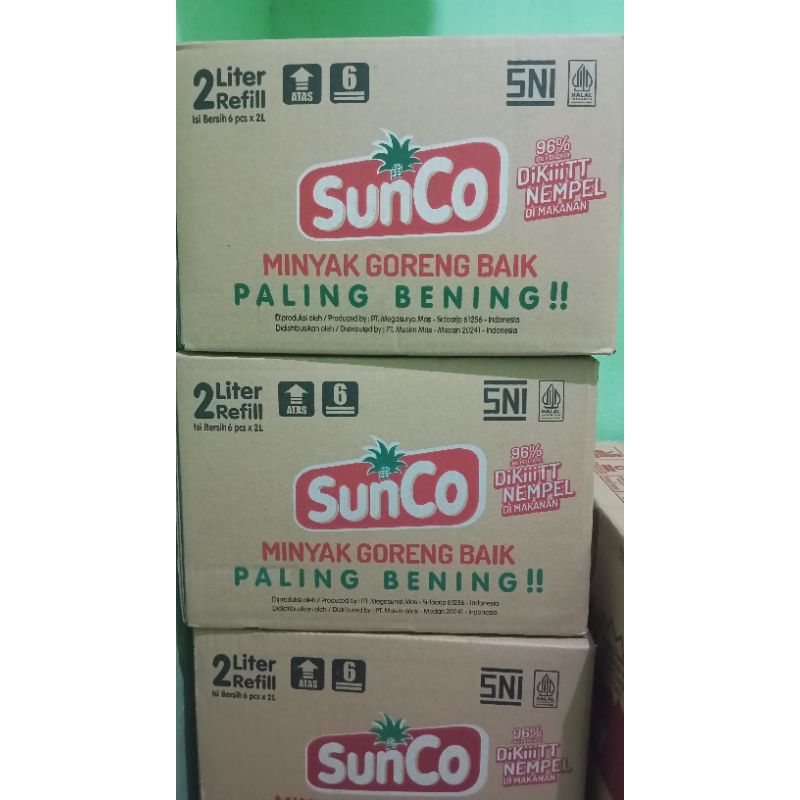 

minyak sunco 2 L / dus (isi 6)