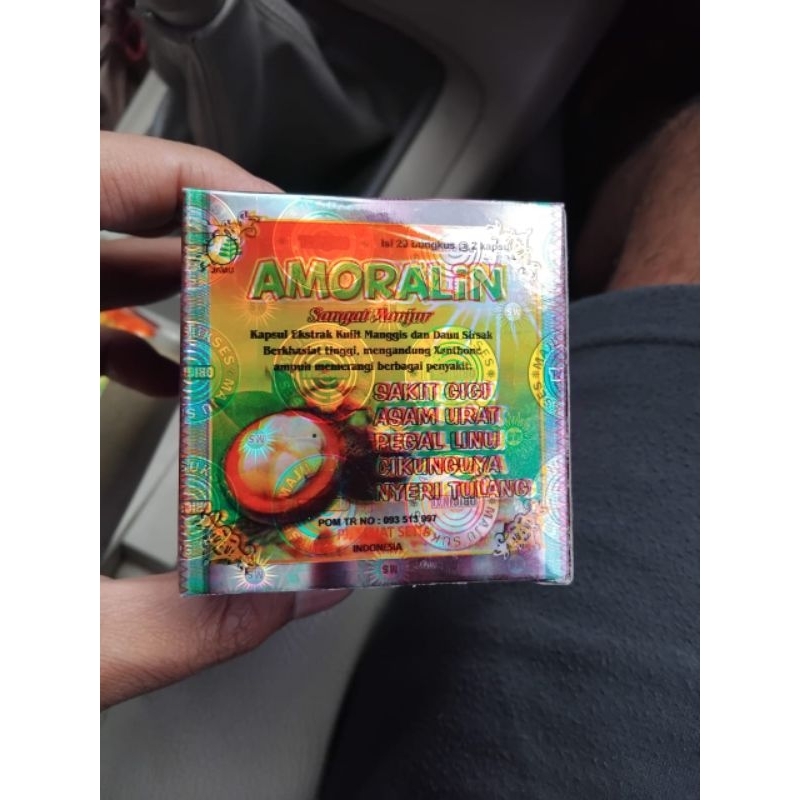 AMORALIN KAPSUL HERBAL UNTUK PEGAL LINU ASAM URAT KHASIAT SUPER