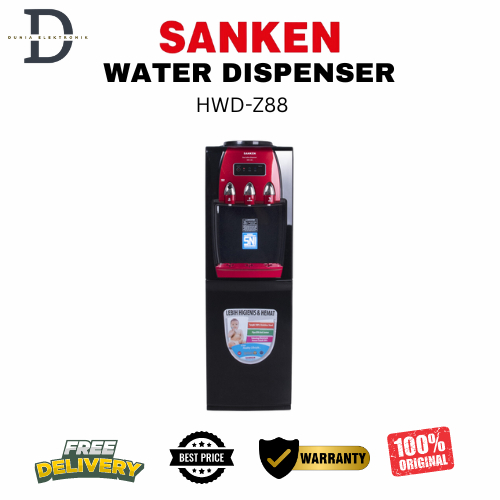DISPENSER GALON BAWAH SANKEN - HWD Z88 - DUO GALON ATAS BAWAH