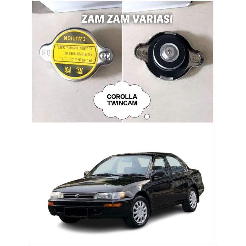 Tutup radiator Corolla twincam