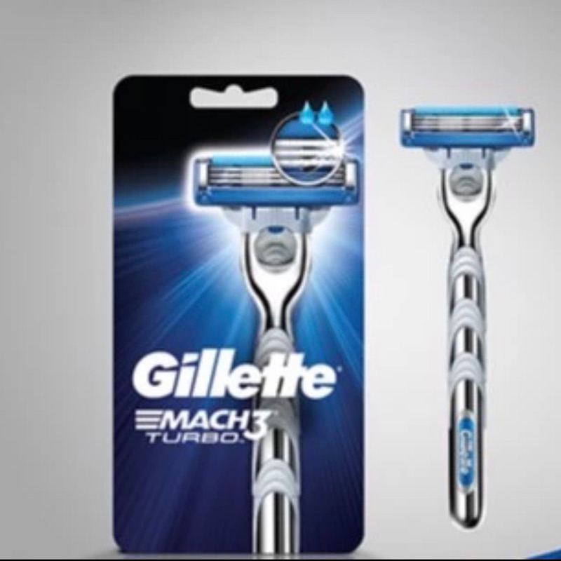 Gillette Mach 3 Razor Turbo Pisau Cukur