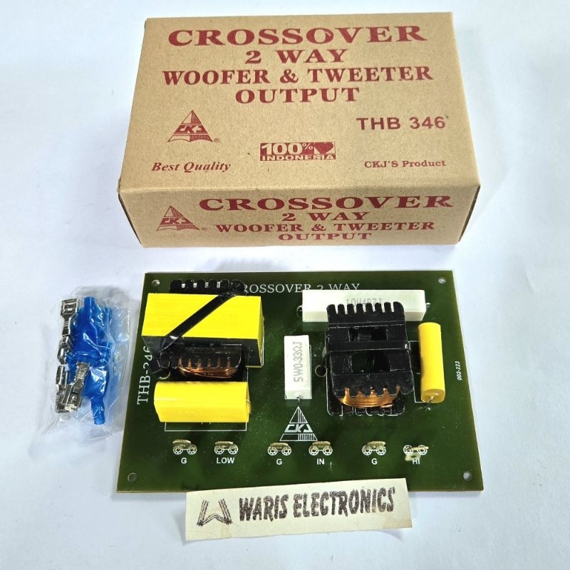 Crossover 2 Way Woofer Tweeter Low High CKJ THB 346