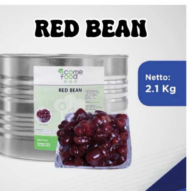 

Topping Red Bean Kacang Merah 2.1kg Come Food