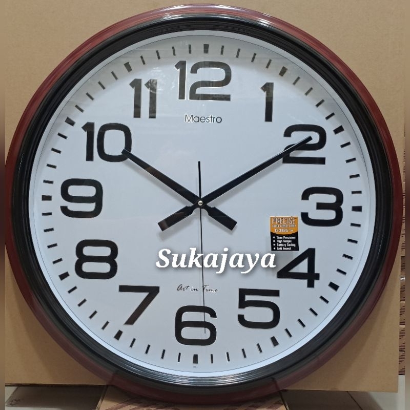 jam dinding super jumbo/besar 60cm maestro 6151_3