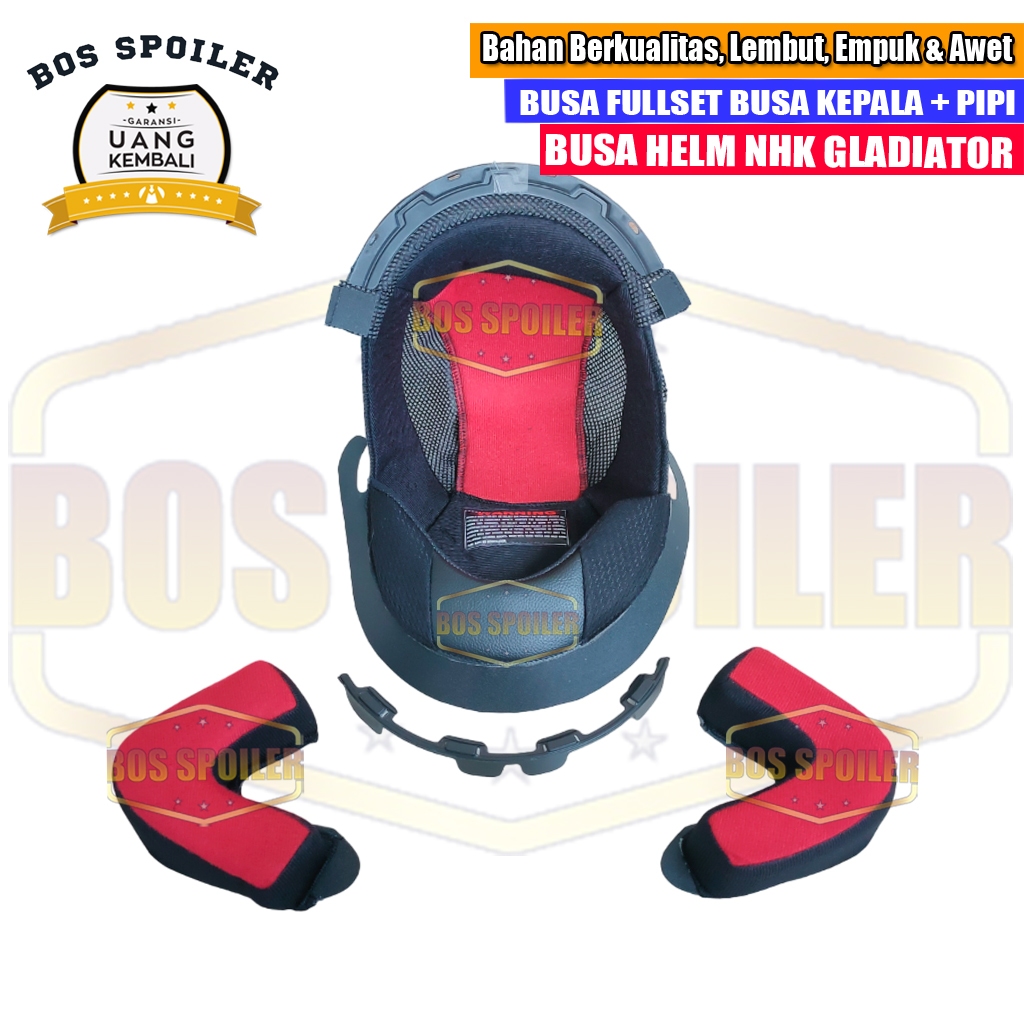 Busa Helm Nhk Gladiator Busa Satu Set Busa Spon Helm Nhk Gladiator