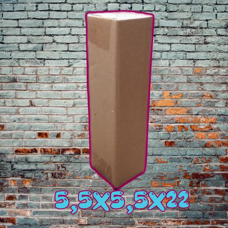

kardus packing UK 5'5x5'5x22 kardus kecil kardus besar