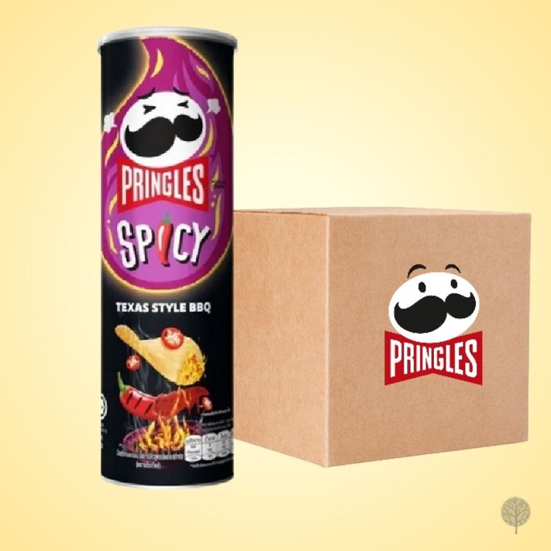 

PRINGLES SPICY TEXAS BBQ ISI 12 BUAH