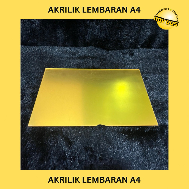 Akrilik Lembaran A4 Gold Mirror