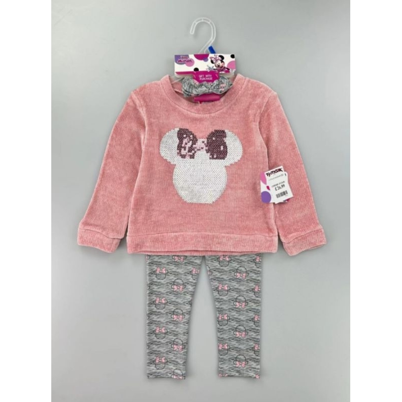 Set Sweater Rajut Minie disney