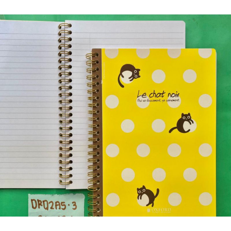 

OXFORD NOTEBOOK SPIRAL DR02A5-3 /80 LEMBAR/UK 20X14.9CM A5