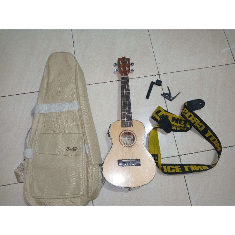 ukulele cowboy akustik elektrik