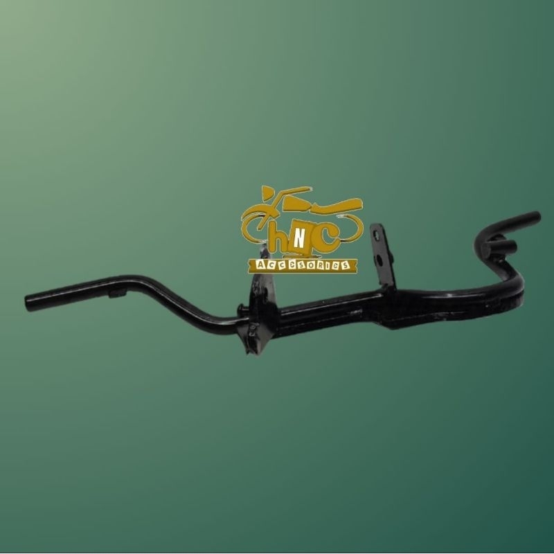 BESI BARSTEP DEPAN PUSTEP PIJAKAN KAKI DEPAN RX KING RXKING NEW PEREDAM 2007-2009 HITAM BAHAN TEBAL