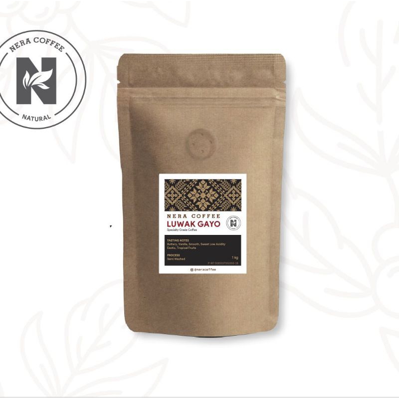 

Nera Coffee Organic Luwak Gayo 1KG