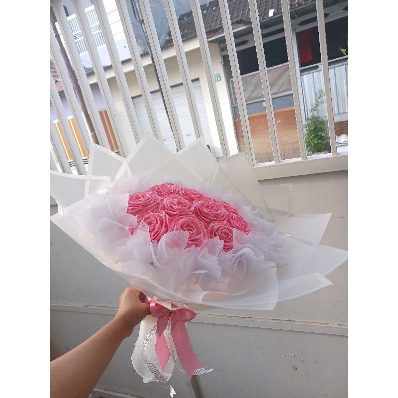 

Ready! Buket Pita Satin 10 Tangkai