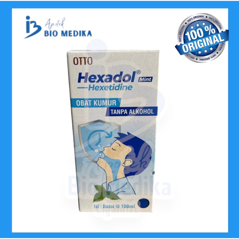 HEXADOL MINT OBAT KUMUR 100 ML