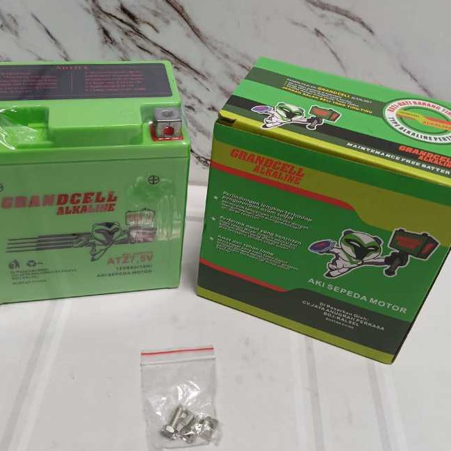 AKI MOTOR NMAX /AEROX ATZ7,5V ACCU KERING NMAX/LEXI ALKALINE BERGARANSI