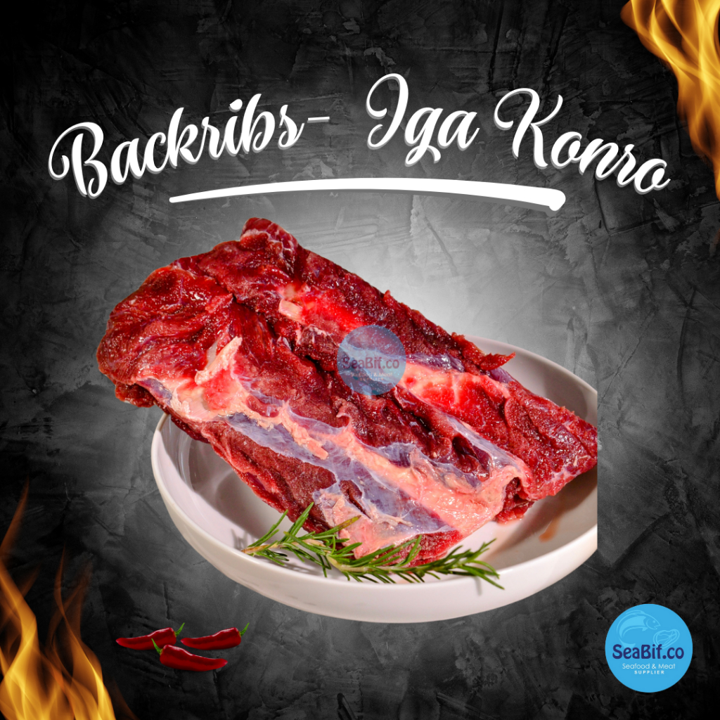 

Iga Sapi Backribs Iga Konro Import 1kg - Seabif