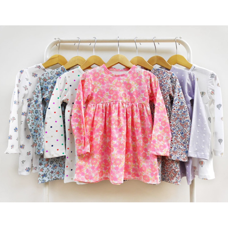Longsleeve dress anak OLD NAVY baju anak lengan panjang dress lengan panjang anak