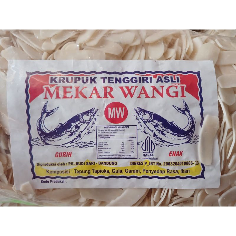 

ady78 1Kg kerupuk ikan tenggiri mentah asli murah kiloan