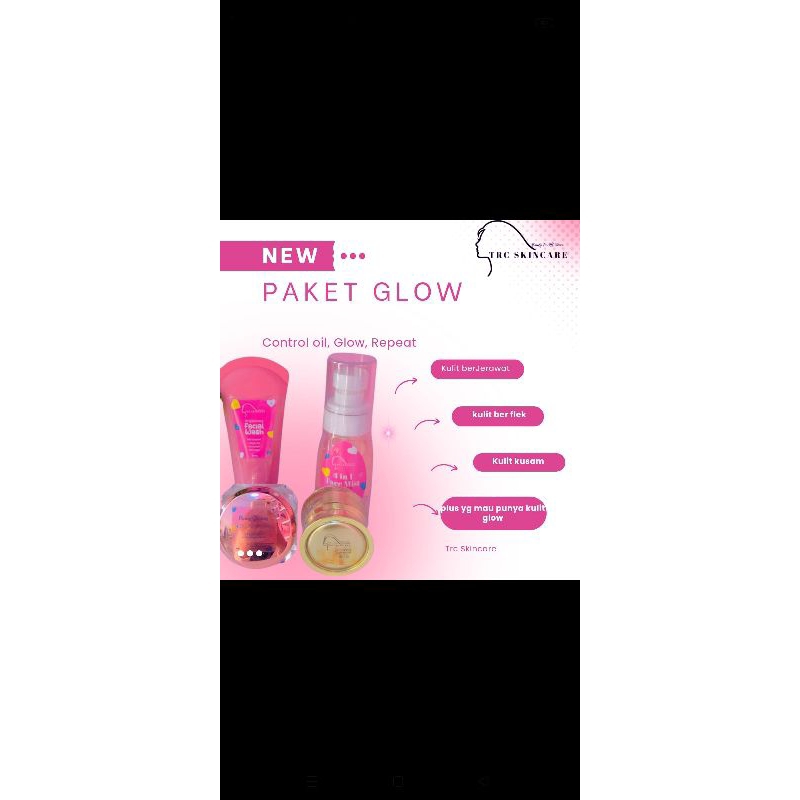 TRC SKINCARE PAKET GLOWING