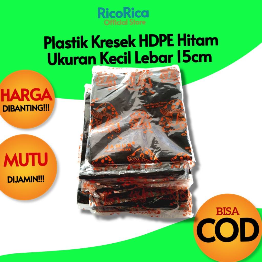 Plastik Kantong Kresek Sampah Kecil Warna Hitam