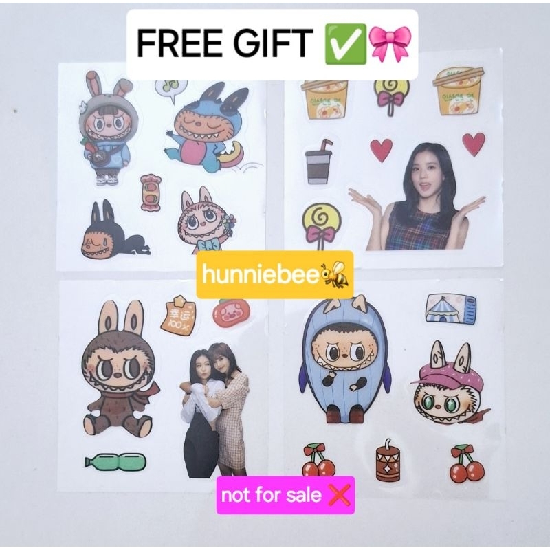 

HJK FREE GIFT 1pcs stiker kartun dan Sanrio untuk pembeli tertentu