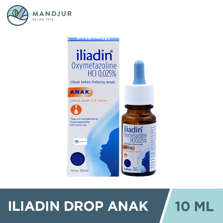 Iliadin Drop 10 mL - Tetes Hidung Anak