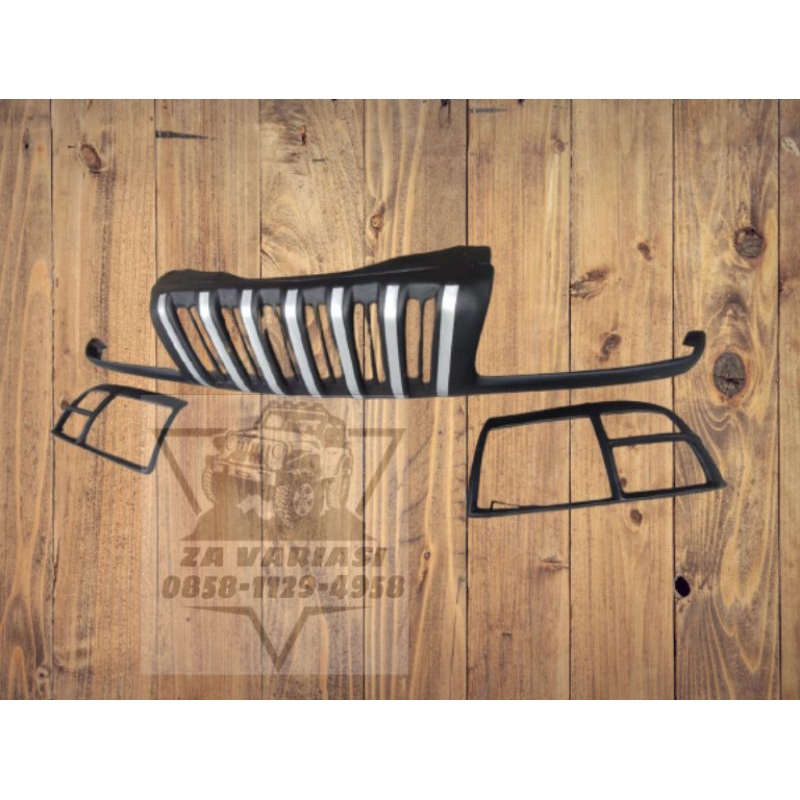 GRILL ESCUDO GEN 2 1,6 MODEL APOLO DAN GARNIS LAMPU DEPAN