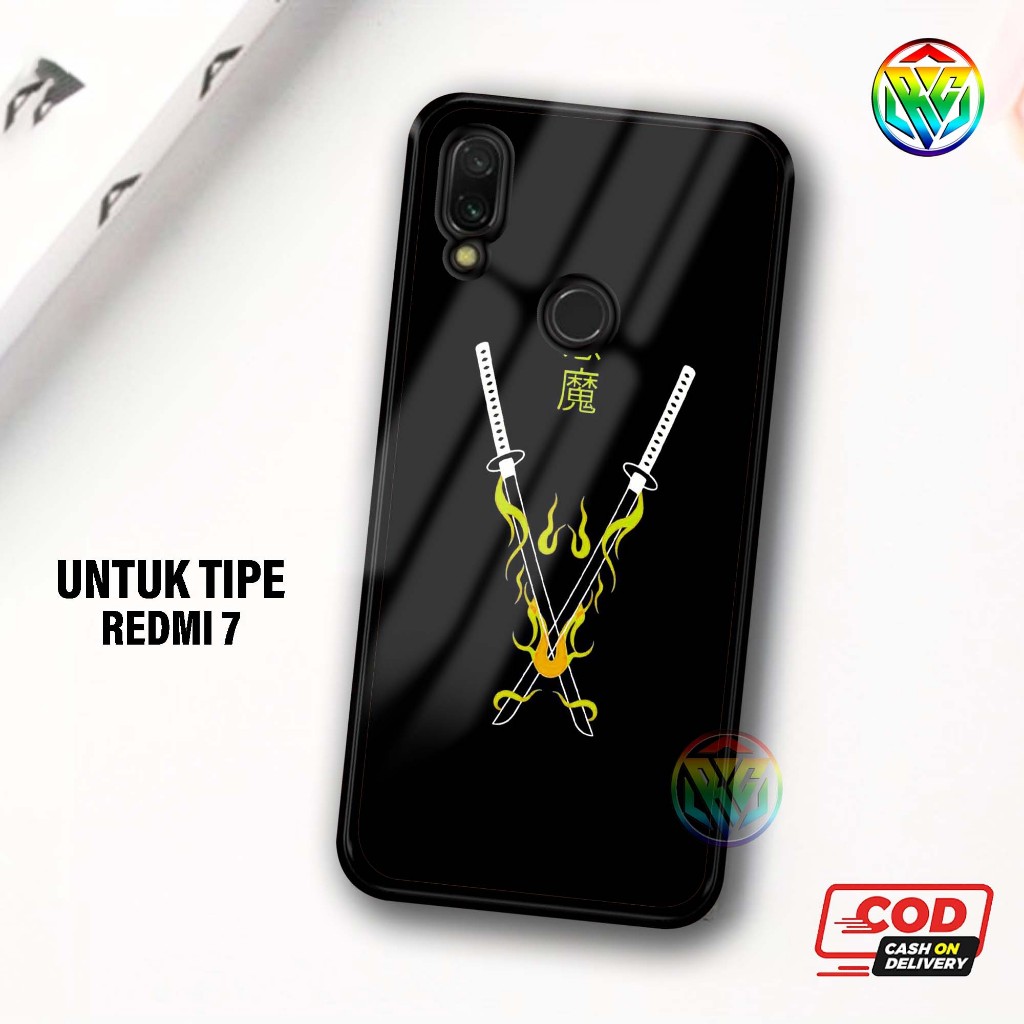 Real Case Xiomi Redmi 7 Terbaru Case kilau - New Case Glossy casing Hp Xiomi Redmi 7 [Motif PDG] - H