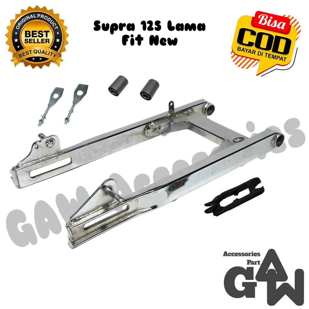 Swing Arm Arem Lengan Ayun Motor Honda Supra X 125 Lama Fit New Crom Rem Tromol