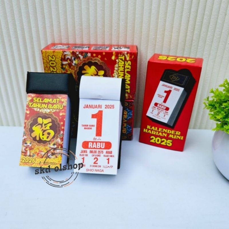 

kalender harian mini 2025 tanggalan 2025 harian sobek mini TH