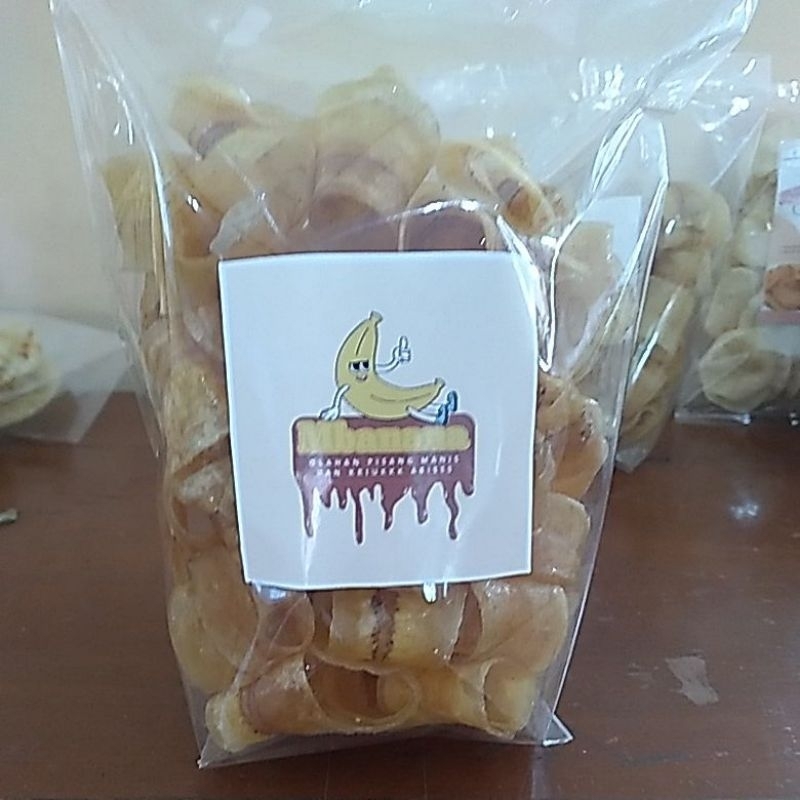 

kripik pisang rool