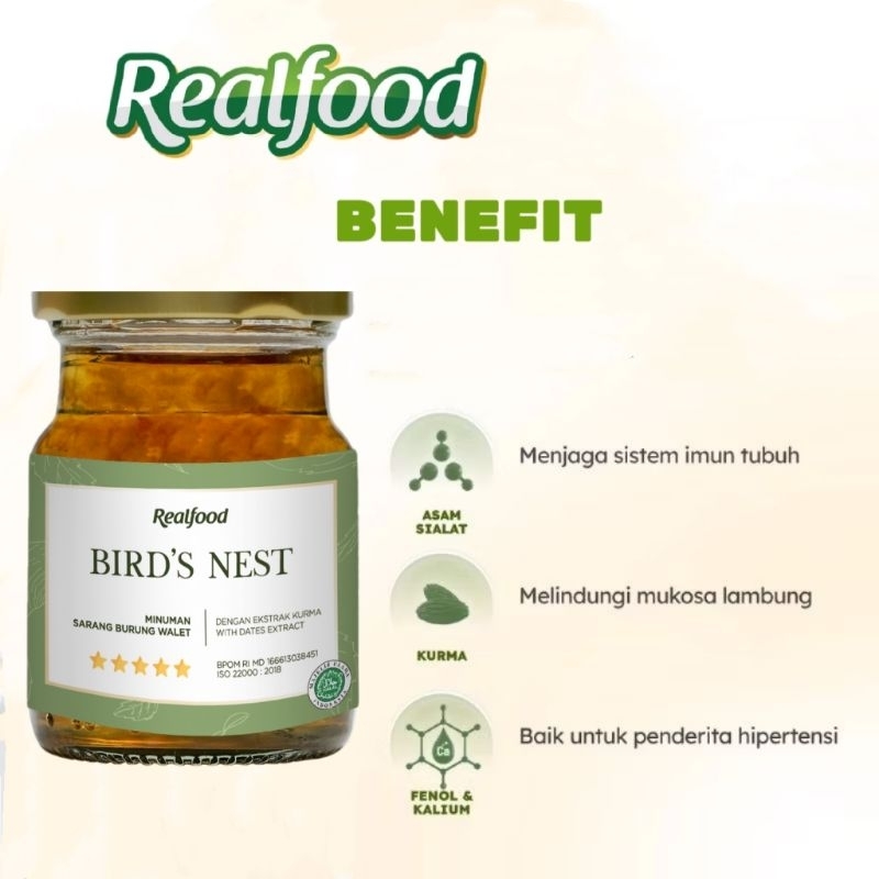 

Realfood Ever Glow ( P.12 Bonus 6 Sachet Jelly / Coffee ) Minuman Sarang Burung Walet Bpom Halal