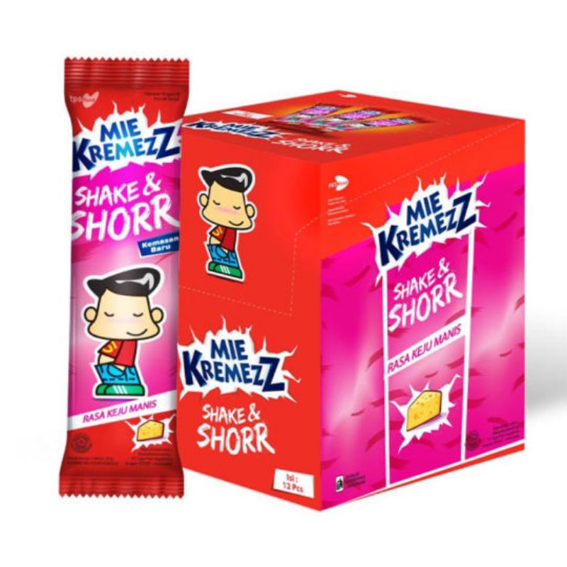 

Mie Kremezz Shake & Shorr - Rasa Keju Manis (1 box/20 pcs)