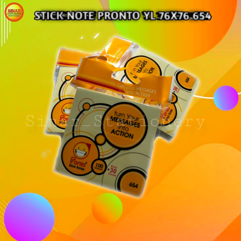 

STICK NOTES PRONTO 76X76 654