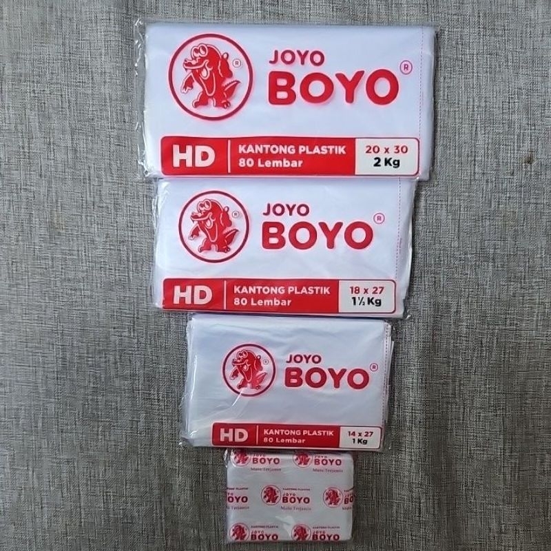 Plastik HD Joyo Boyo Buram 2kg, 1½kg, 1kg, ½kg, ¼kg / Plastik Boyo Buram