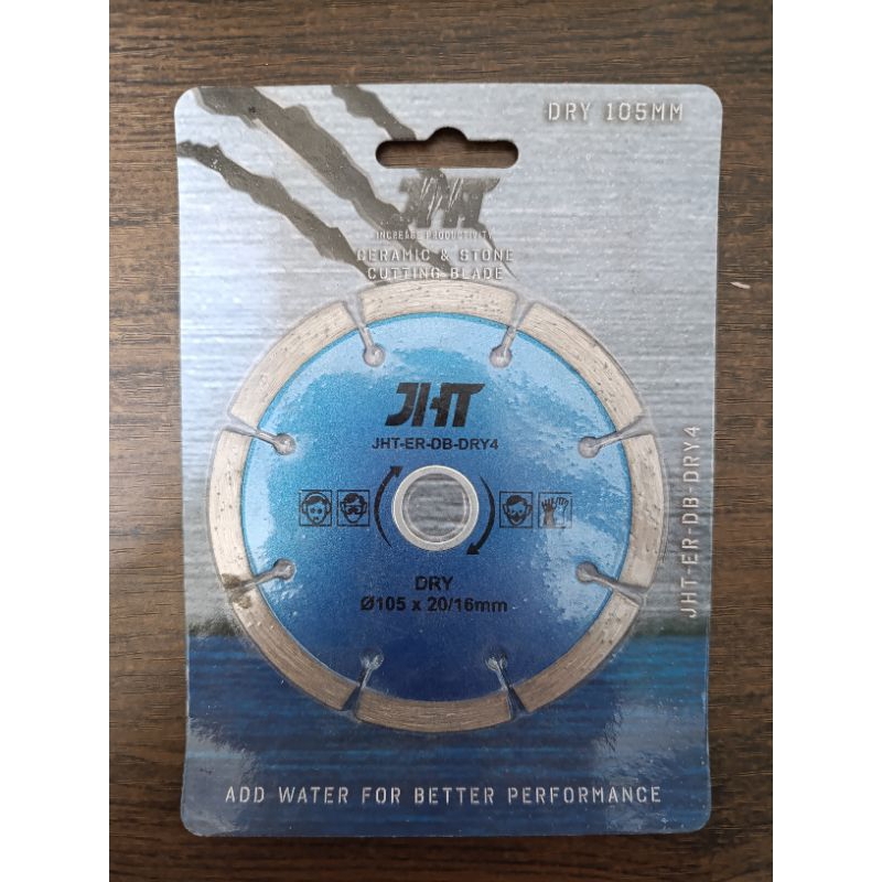 JHT Diamond Wheel Dry Turbo 4" Mata Pisau Potong Keramik Granit Batu Alam 4 Inch Mata Potong Tegel 1