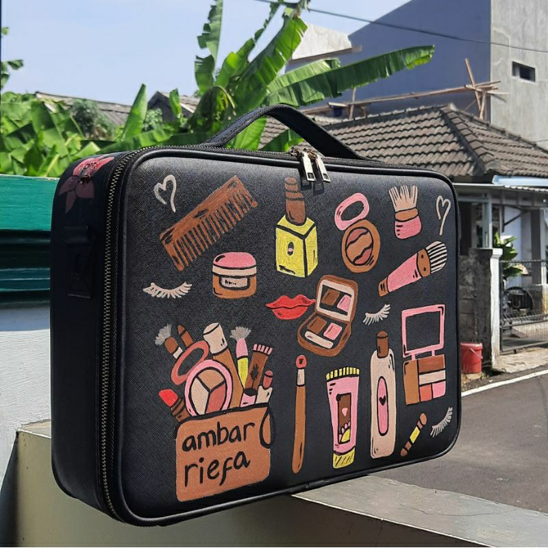 JASA LUKIS TAS KULIT/KANVAS