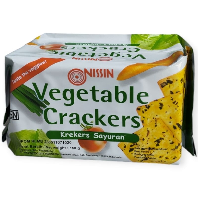

Nissin vegetable crackers 150gr