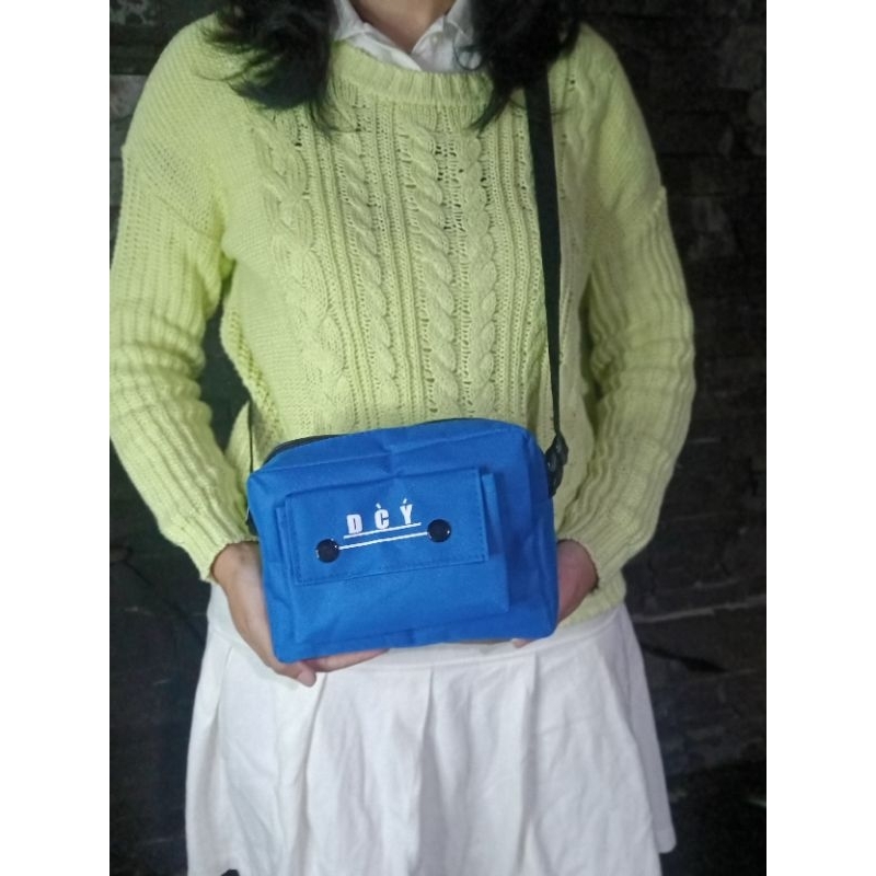 TERBARU DCY / TAS SELEMPANG 2 RUANG / SLING BAG