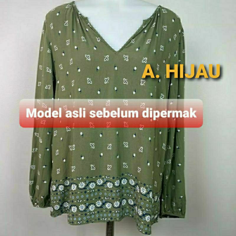 Oldnavy original - Oldnavy Splitneck - Oldnavy Relaxed Popover - Oldnavy Blouse PL