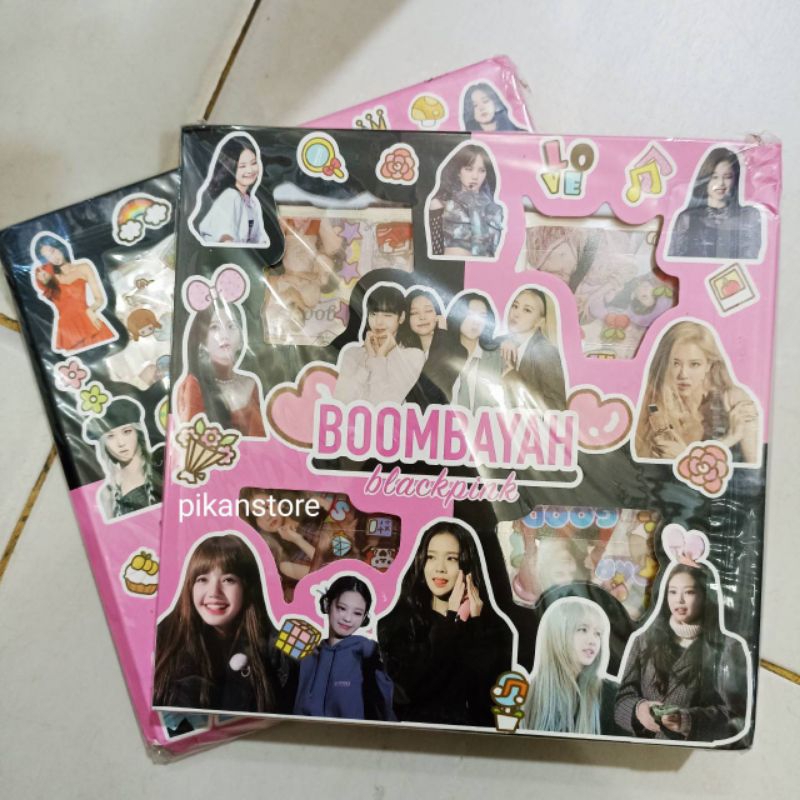 

[100pcs] Sticker Box BlackPink BP/ Stiker Deco Journal Scrapbook Lisa Jennie Rose Jisoo/ Tempelan Momo Journal Notebook Buku HP Acc