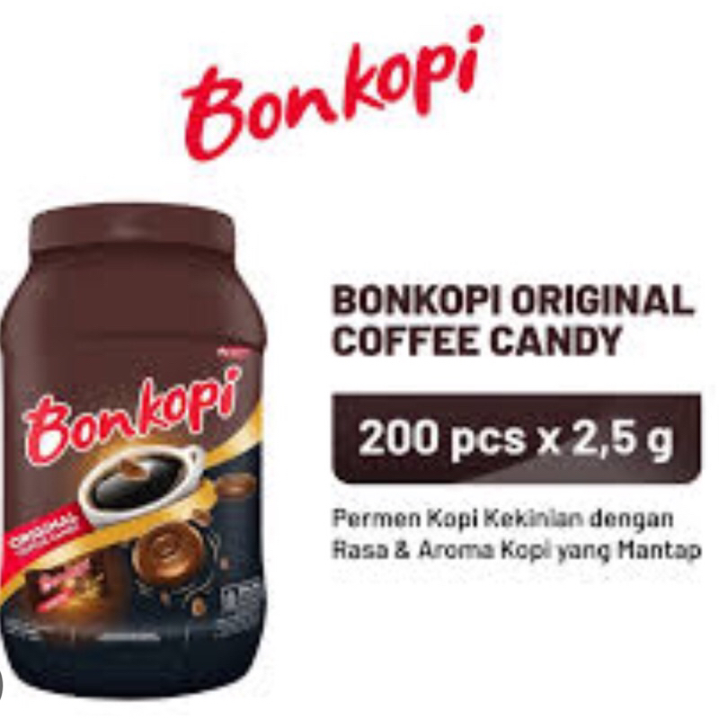 

permen bon kopi toples isi 200pcs murah meriah