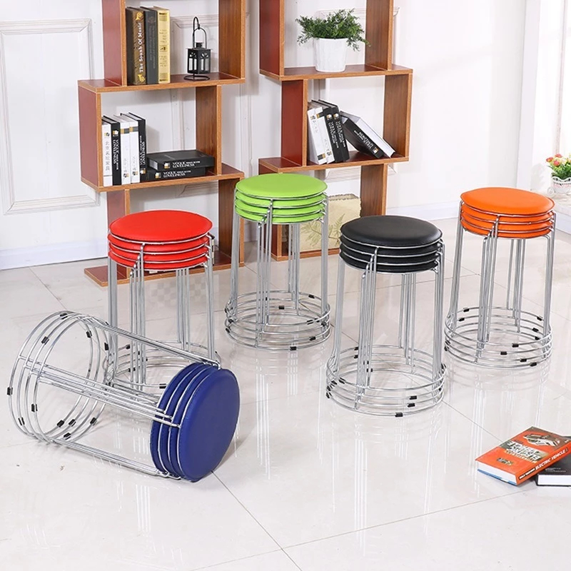 Kursi Cafe Bulat Kursi Besi / Kursi Bulat Bangku Baja / Kursi Bulat Premium / Kursi Tamu Besi Dapat 