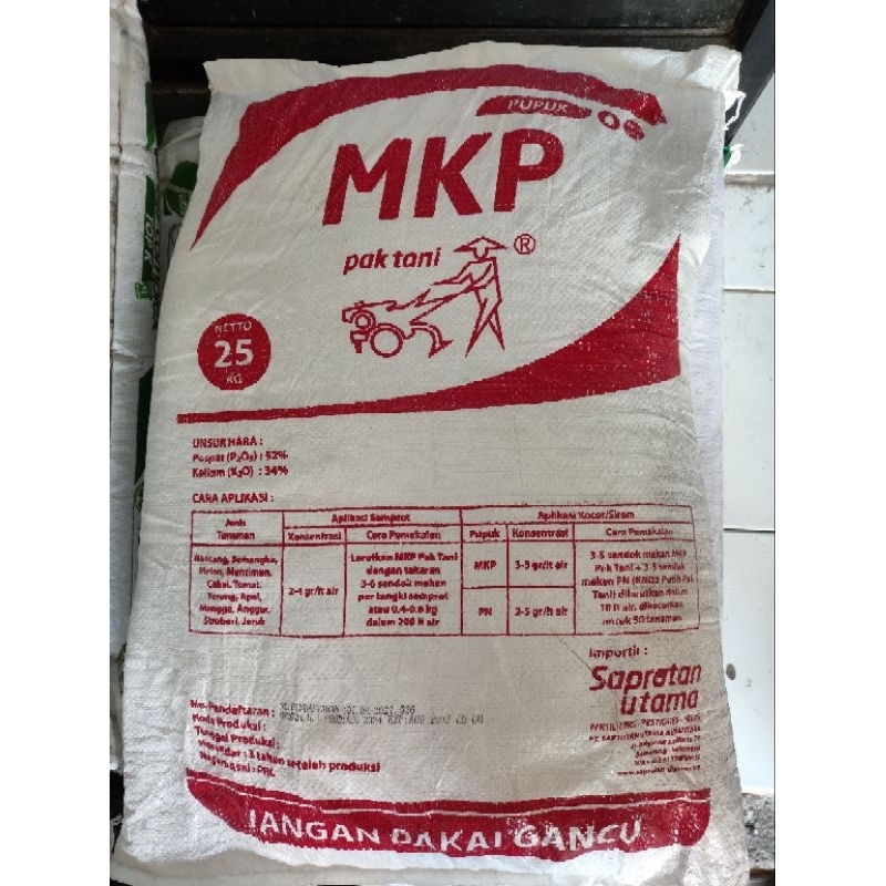 MKP Pak Tani 25 Kg Original